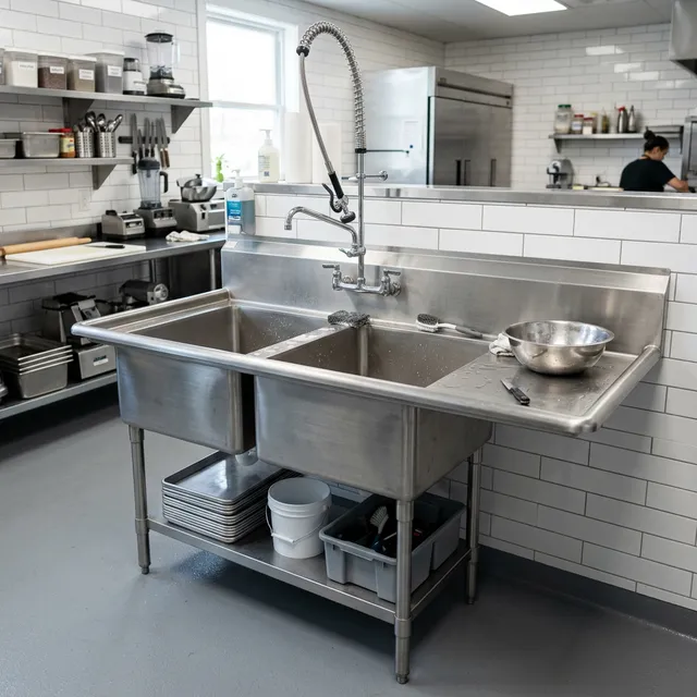Meja Sink Cuci Piring Stainless Jakarta